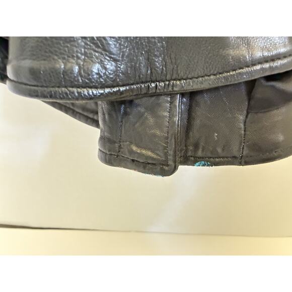 John Michael Designer Black 100% Soft Leather Woman's Vest Size XS - Picture 14 of 16